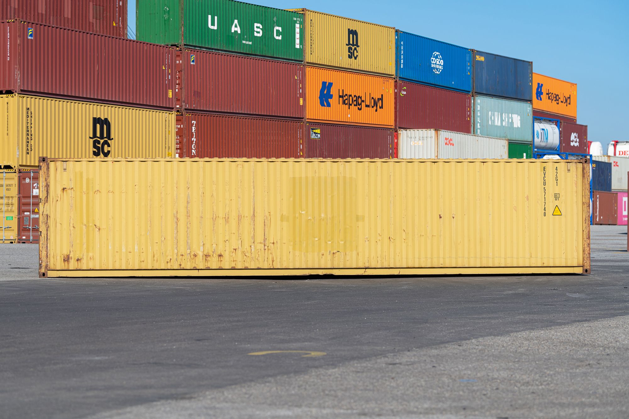 40ft Used Storage Container Side