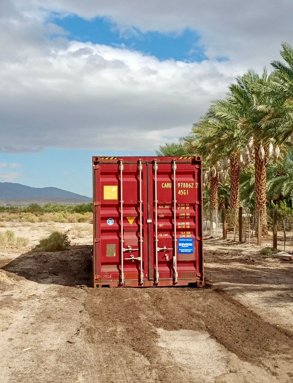 Eveon Container Delivery In A Field