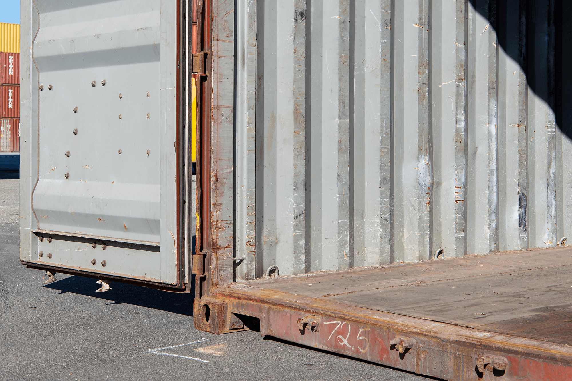 40ft Used Storage Container Inside 