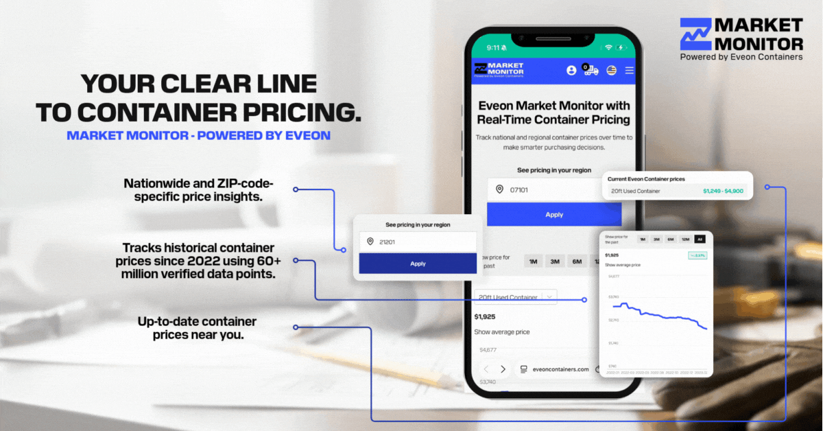 Your clear line to container pricing.