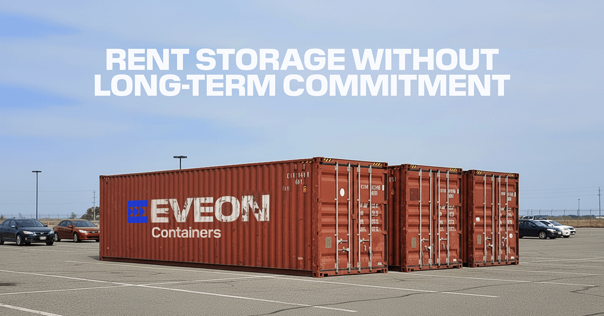 Rent storage without long-term commitment