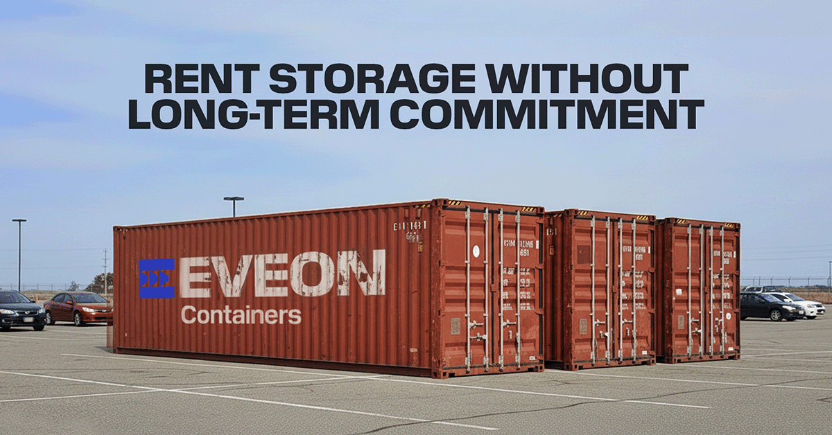 Rent storage without long-term commitment