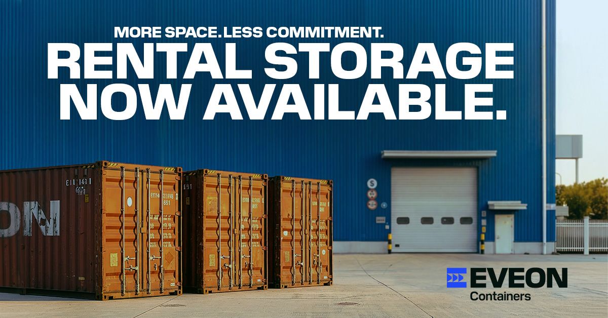 More space. Less commitment. Rental storage now available.