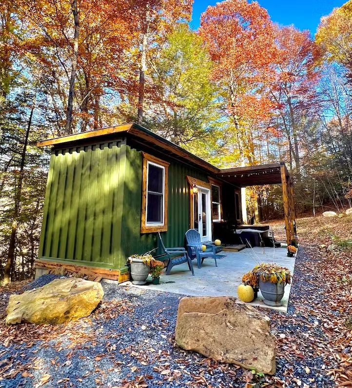 Used shipping container for homes and airbnb